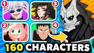 GUESS THE ANIME BY ITS CHARACTERS (Hard - Super Easy) ️