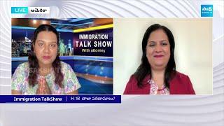 Sakshi NRI Immigration Live Show by Attorney Prashanthi Reddy | FAQS about H1B @SakshiTV