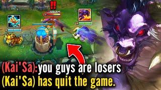 The most BROKEN bot lane in League of Legends... (WE MADE 2 PEOPLE RAGE QUIT)