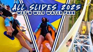 All Attractions waterslides at Wet'n Wild Waterpark in São Paulo, Brazil