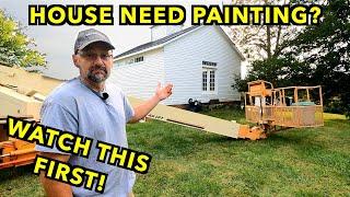 Blazing Fast Method For Painting Houses. #housepainting