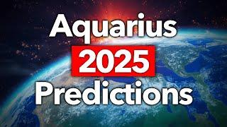 AQUARIUS - "You're FINALLY Doing it! CAREER MANIFESTATION!" 2025 Tarot Reading | Yearly Predictions