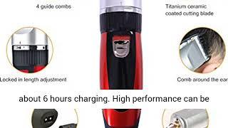 SURKER Professional Hair Clipper Hair Trimmer for Men Quiet Hair Cutting Kit Cordless