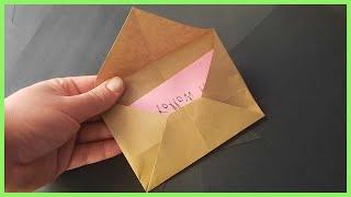 ⩥ HOW TO MAKE PAPER ENVELOPES