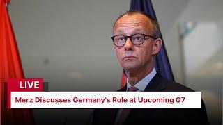 Live: German Leader Merz Addresses Press Before Departing for G7 in Canada | DWS News | AC1I