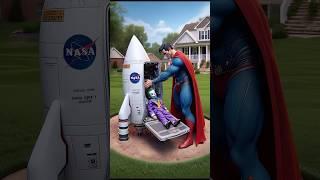 Spider-Man's, Superman and Batman Send Joker to the Moon #shorts #spiderman #global #venom #joker