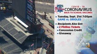 Philadelphia Phillies, Temple Health Teaming Up To Help Students Get Vaccinated