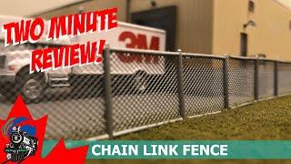 Woodland Scenics Chain Link Fence Review (HO Scale)