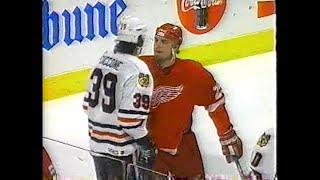 95/96 RS: Det @ Chi Highlights - 4/7/96 (158 Combined Penalty Minutes)