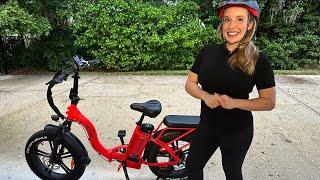 RATTAN E-Bike Foldable 2 Seat Electric Bicycle | Fast, Powerful Off-Road Pedal Assist Bike