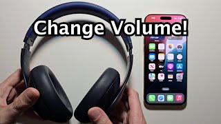 How to Change Volume on Beats Studio Pro Headphones!