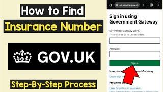 Find National Insurance Number Gov UK | HMRC UK Insurance Number