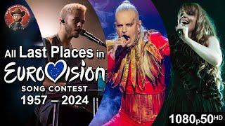 All Last Places in Eurovision Song Contest (1957-2024)