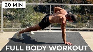 20 Minute Full Body Workout (No Equipment)