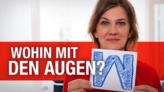 Wen anschauen beim Präsentieren? | Wie du Blickkontakt mit dem Publikum hältst | Nicole Krieger