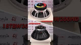 Unleash the Power of Sound with ATI Pro 15" & 18" TBW Series DJ Speakers - 15tbw200hd & 18tbw300hd