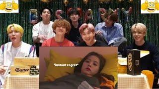 BTS Reaction to BLACKPINK Jisoo  Funny Moments 