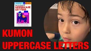 Kumon Uppercase letters - workbook #kumon #workbook #KumonThinkingFace