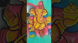 marriage painting art #ganesh painting#wedding art wall painting