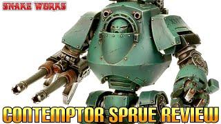 Contemptor Dreadnought on sprue review - Horus Heresy Age of Darkness - Games Workshop