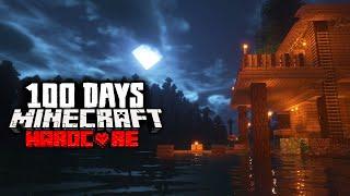 I Survived 100 Days in the SCARIEST Lakehouse in Minecraft Hardcore