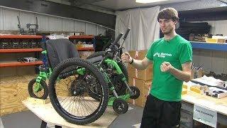 Off-Road Chair Uses Bike Components