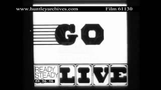 Ready Steady Go! TV advert.  Archive film 61130