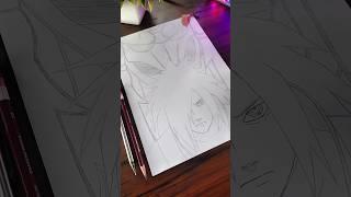 madara Uchiha with susanoo (part 1) outline #youtubeshorts #naruto #madara #madarauchiha