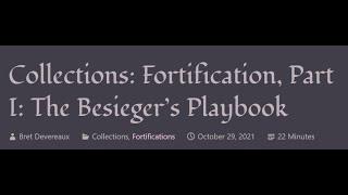 ACOUP - Fortification, Part I: The Besieger’s Playbook