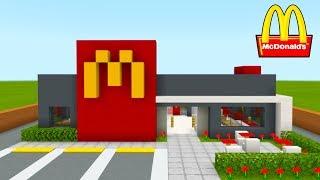 Minecraft Tutorial: How To Make A Modern McDonalds (Restaurant) "2020 City Tutorial"