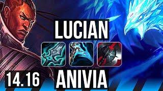 LUCIAN vs ANIVIA (MID) | 82k DMG, 26/5/14, Legendary | BR Master | 14.16