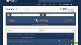 CEUfast Course Catalog Tutorial