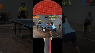 Shonak Unleashes tricky Long Pips Attack: A Table Tennis Spectacle