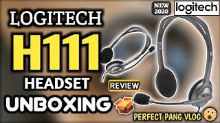 Logitech H111 Headset UNBOXING ORDER FROM SHOPEE PERFECT PANG VLOGG - 2020