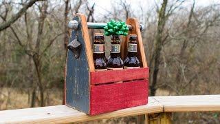 Building DIY Pete's Beer Caddy | DIY Six Pack Carrier | How-To