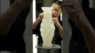 Fiberglass Spiral Vase DIY | Unique 3D Vase Design with Resin & Fiberglass     @rawal tv1 #diydecor