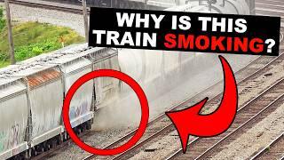 Freight Train on Fire?