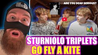 STURNIOLO TRIPLETS GO FLY A KITE!... (period syncing up) | UDYZYZ REACTION