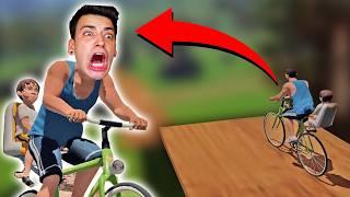 FATHER AND SON JUMP OFF GIANT RAMPS! (Guts and Glory)