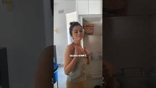 Selena Gomez reveals what’s inside her fridge!  ️ #shorts #selenagomez