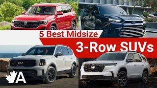 Experts Vote on Top 5 Best Family-Hauling Midsize/3-Row SUVs to Buy in 2024