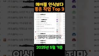 메이플 인식보다 좋은 직업 Top 3