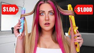 $1 vs $1,000 Curling Iron!