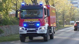 [Realalarm während Alarmübung] Einsatzfahrten Freiwillige Feuerwehr Oldenburg in Holstein