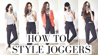 How to Style Joggers | 9 Easy Jogger Outfit Ideas for Women!