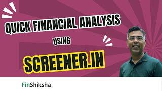 How to Use Screener for a quick analysis of Company Financials