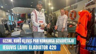 Uzmanību! Uzzini, kurš kļuva par konkursa uzvarētāju un ieguva laivu GLADIATOR