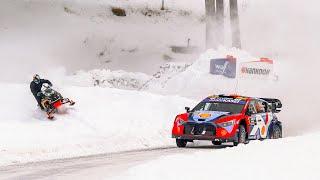 Watch These Rally Cars Destroy Swedish Snow at 190KPH+!