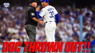 Dave Roberts EJECTED From Dodgers, Padres After Defending Shohei Ohtani!