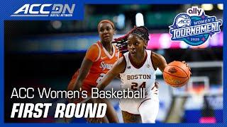 First Round Recap | 2025 Ally ACC Women's Basketball Tournament